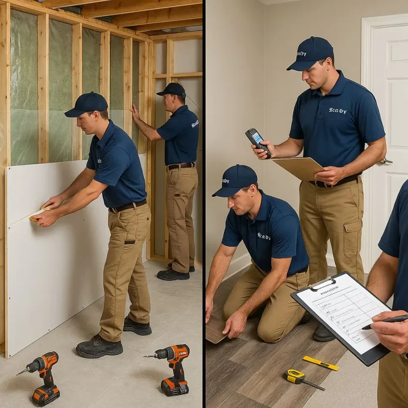 Repairs and Reconstruction process in Sterling County, TX